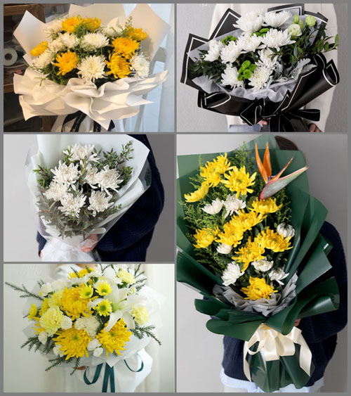 贵州毕节市威宁县草海镇龙凤村白事花束代送